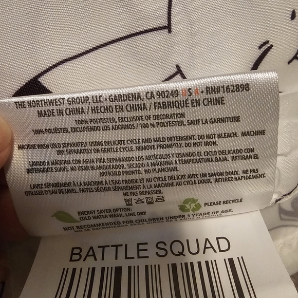 Northwest Pokemon White And Black Cartoon Twin Sheet Set Only - Picture 3 of 5